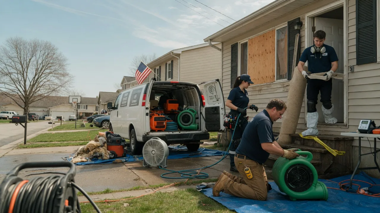 Water Damage Restoration in Oakpark, VA near me